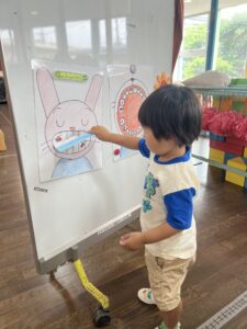 もも組さんの様子
