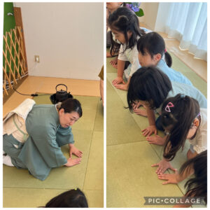 茶道体験(さくら組)